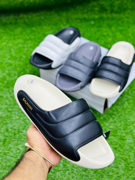 Balmain Puffy Slides