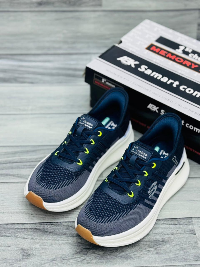Skechers Smart Cooled Ultralight Memory Foam  D Grey
