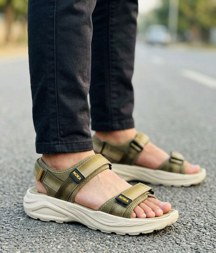 NOKA TerraGrip Premium Sandal – Brown Edition